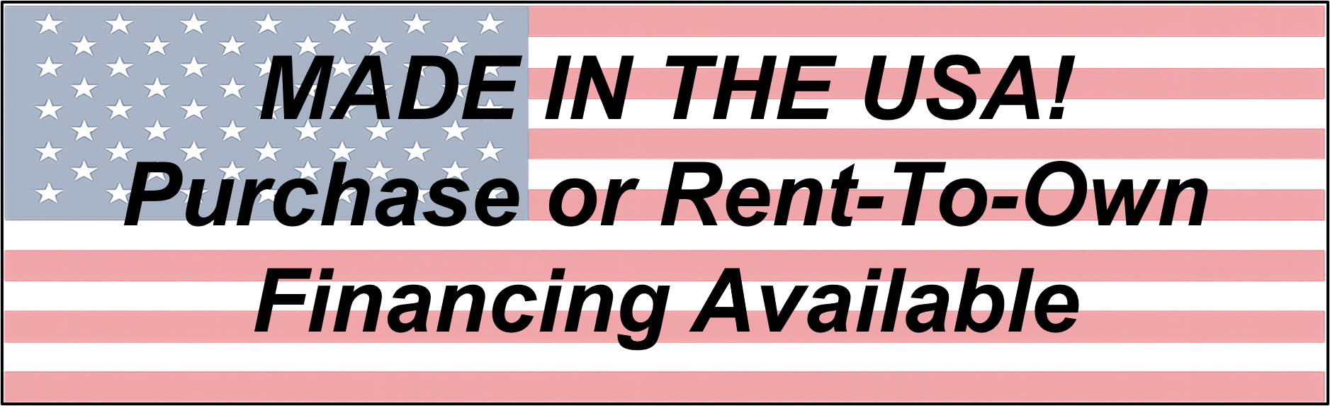 Made in the USA steel buildings with financing available